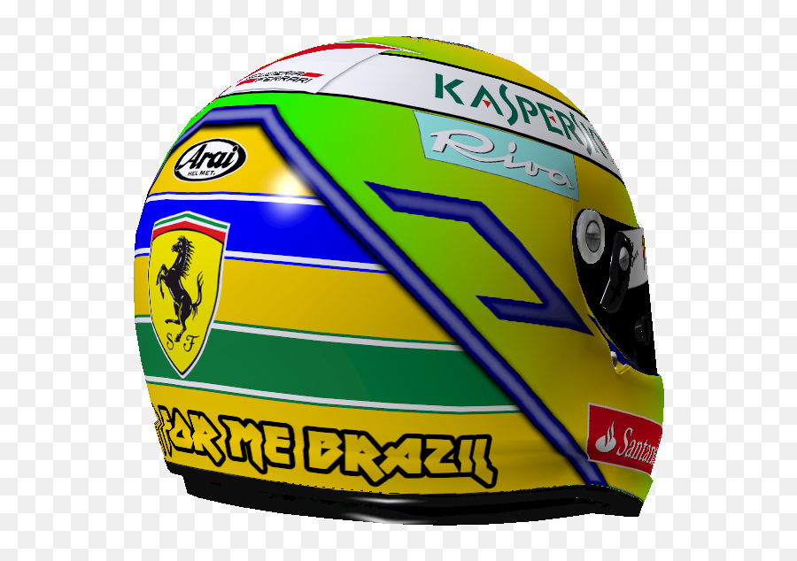 Ferrari Iron Maiden Brazilian Helmet - Motorcycle Helmet Png,Iron Maiden Icon