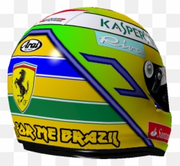 Ferrari Iron Maiden Brazilian Helmet - Motorcycle png