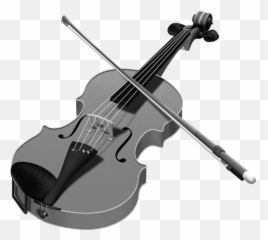 Grey Violin Icon - Png