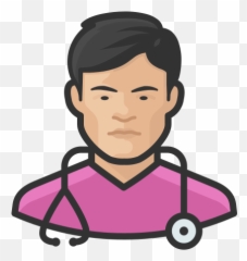 Asian Coronavirus Male Nurse Icon - Surgeon png