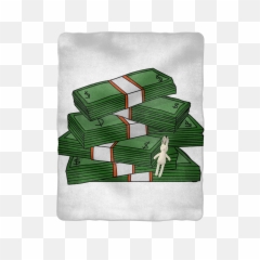 Download Hd Money Sublimation Baby Blanket - Transparent Clipart Png