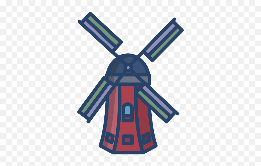 Windmill - Vertical Png,Dutch Windmill Icon