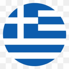 Vector Country Flag Of Greece - Circle World Flags Round Png