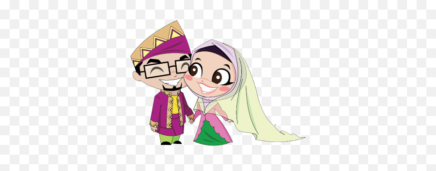 Is It True - Malay Wedding Couple Cartoon Png,Married Couple Png