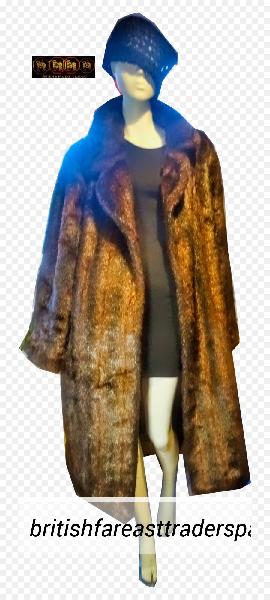 Ladiesu0027 Womenu0027s Vintage Dennis Basso Brownblack Faux Mink - Animal Product Png,Dunhill London Icon Racing