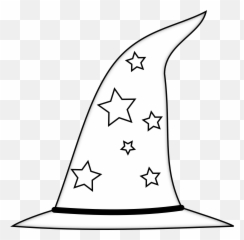 Download Jpg Transparent Stock Black White Panda Free Images - Wizard Hat Black Background Png,Wizard Hat Png