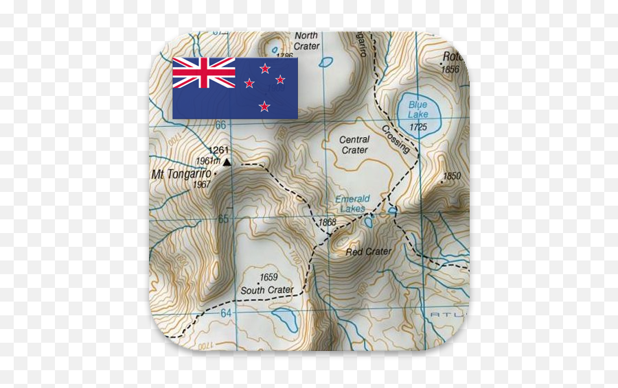 New Zealand Topo Maps Apk 250 - Download Apk Latest Version Map Png,Topography Icon
