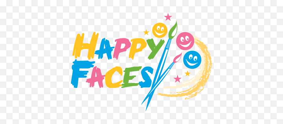 Happy Faces - Face Painting Logo Png,Happy Face Logo