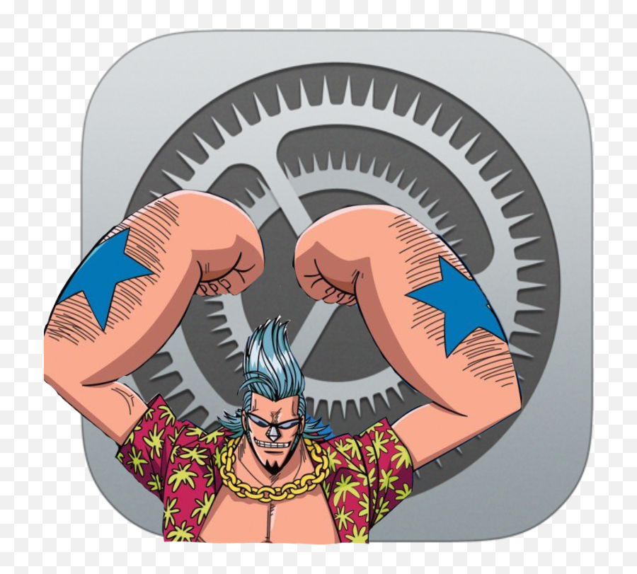 Franky Settings App Icon One Piece Wallpaper Iphone Apple - Transparent Ios Settings Icon Png,One Piece Icon