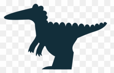 Silhouette Spinosaurus Dinosaur Cute Transparent Png U0026 Svg - Animal Figure