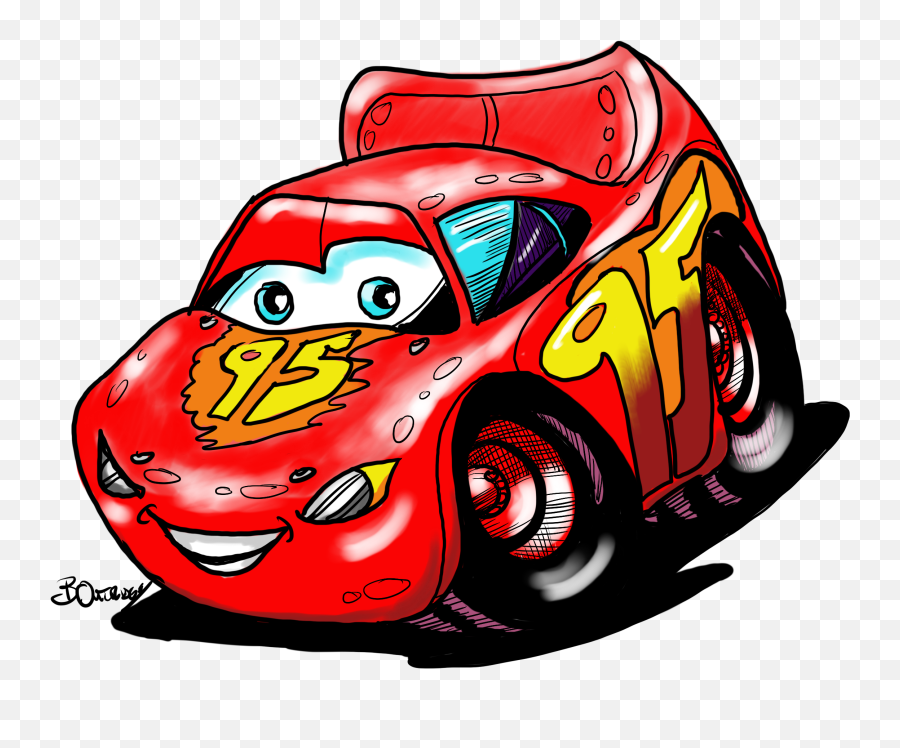 Lightning Mcqueen Cars 2 Drawing - Mc Queen Cars Drawing Png,Lighting Mcqueen Png