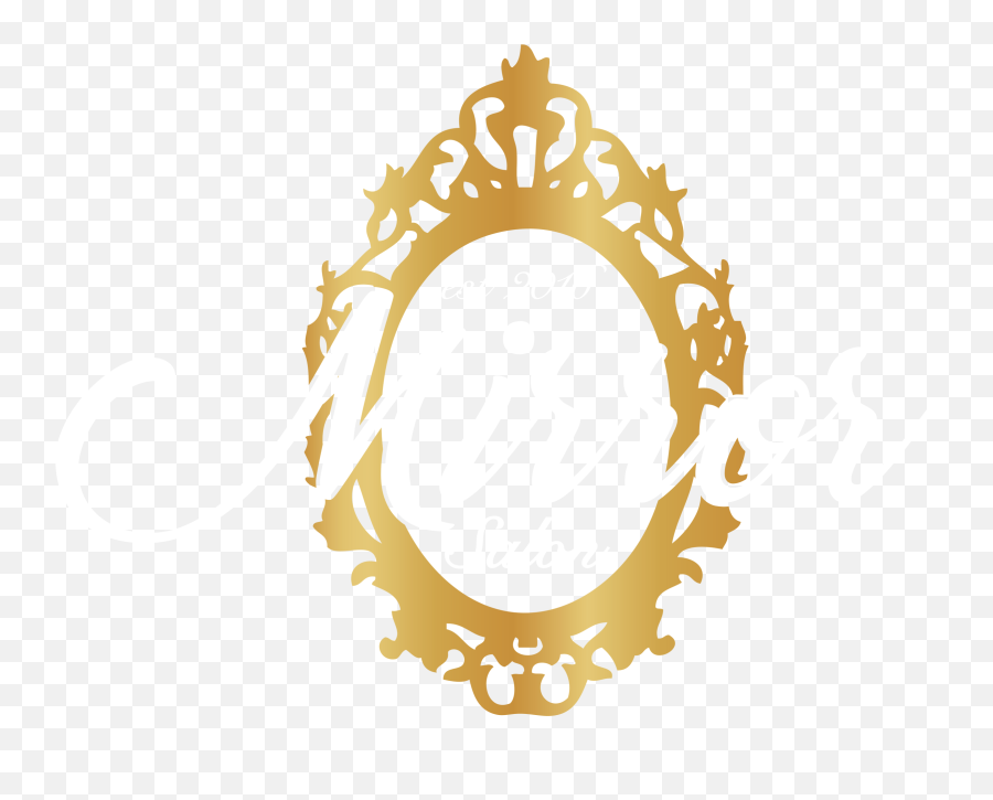 Download Mirron Salon White - Ikea Black Frame Mirror Png,Victorian Frame Png