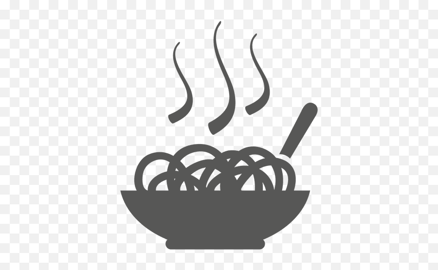 Noodle Icons In Svg Png Ai To Download - Chowmein Clipart Black