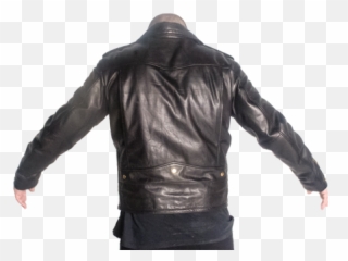 Hart Black Moto Calfskin Leather Jacket With Gold Hardware Png