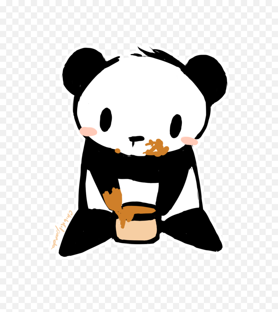 Anime Panda Transparent Png Clipart - Transparent Anime Gif Png,Anime Chibi Png