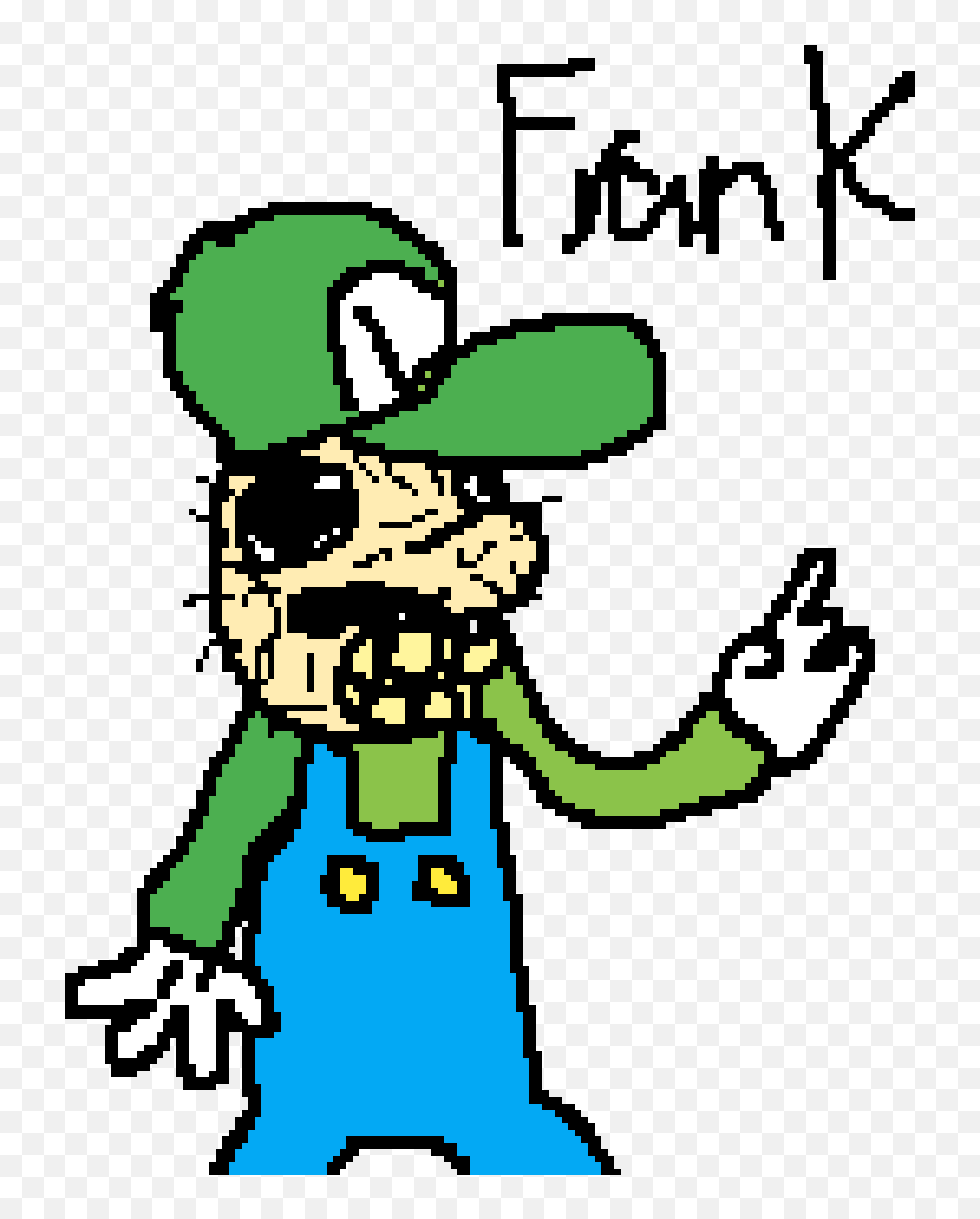Luigi - Luigi On Crack Png,Luigi Head Png
