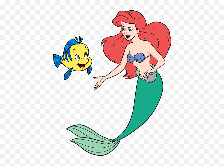 Ariel Clipart Flounder Picture - Ariel And Flounder Clipart Png,Flounder Png