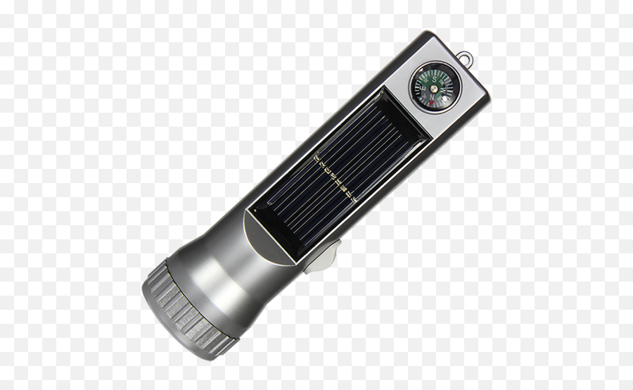 Fr02 Solar Handy Flashlight U0026 Compass - Solar Powered Flashlight Png,Flashlight Png