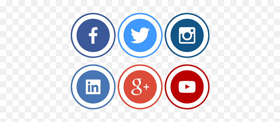 Social Icons Png Transparent - Vector Social Media Png Logo,Social Icons Png