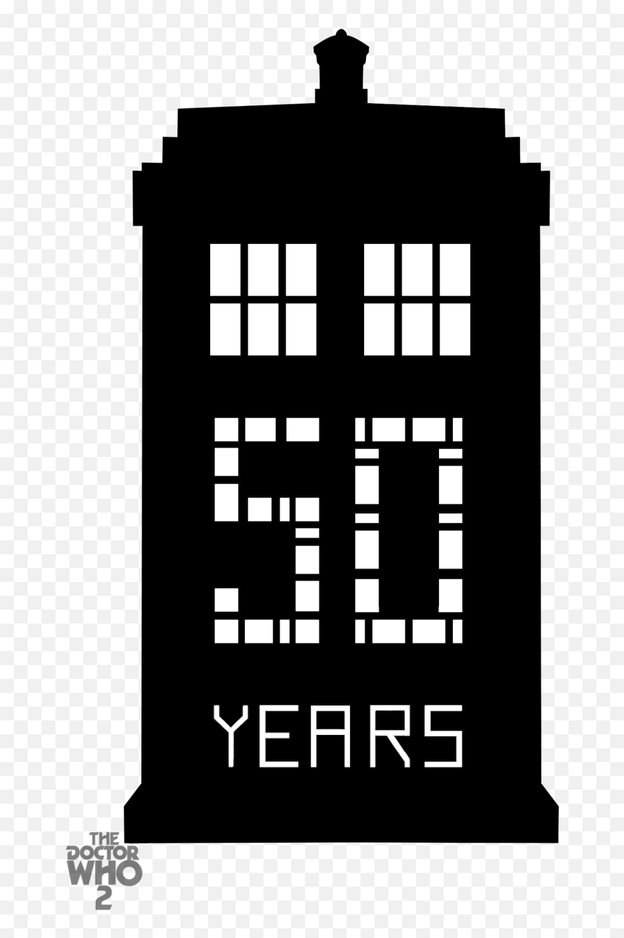 Doctor Tardis Silhouette Logo Dalek - Tardis Png,Dalek Png