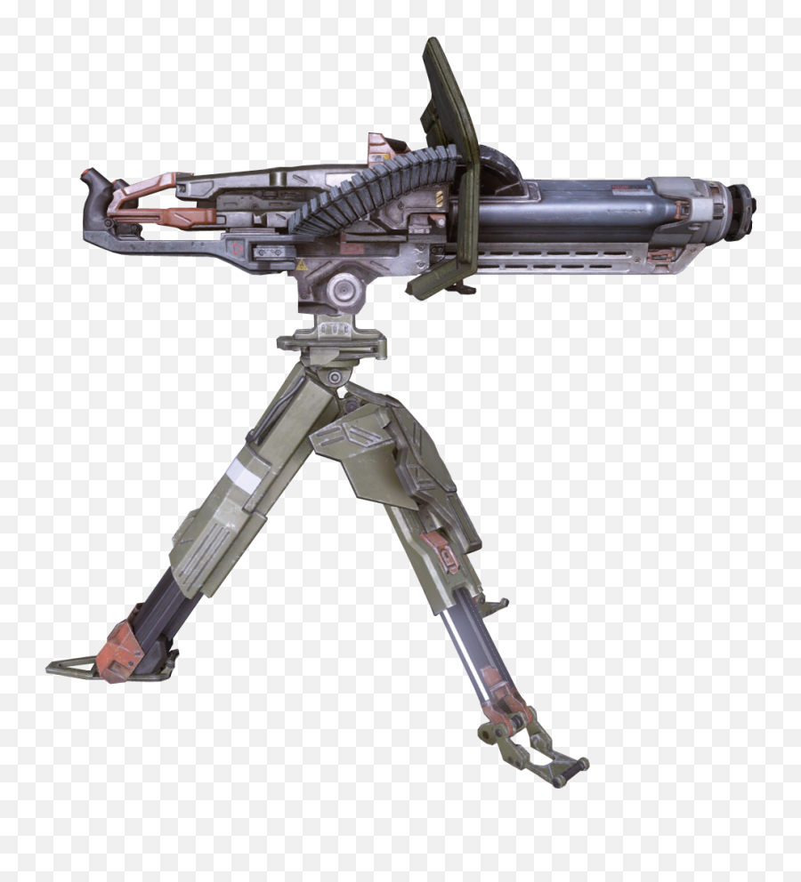 M343a2 Chaingun - Halo 5 Turret Png,Minigun Png