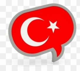 Speech Bubble Icon Illustration Of Flag Turkey - Png Icon