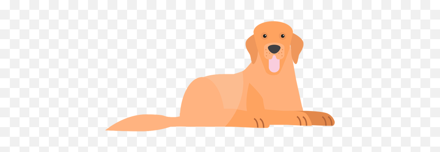 Dog Puppy Tongue Tail Ear Flat - Transparent Png U0026 Svg Cão Filhote Desenho Png,Golden Retriever Transparent Background