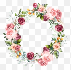 Round Frame Png - H Pinterest Bullet Journals And Round Flower Frame Png