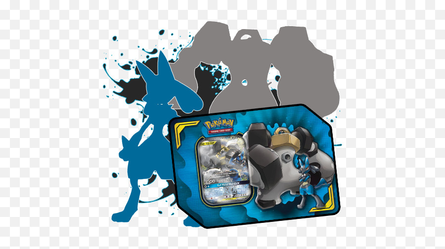 Lucario Melmetal Gx Deck Pokemon Tcg - Melmetal Tin Box Png,Lucario Png