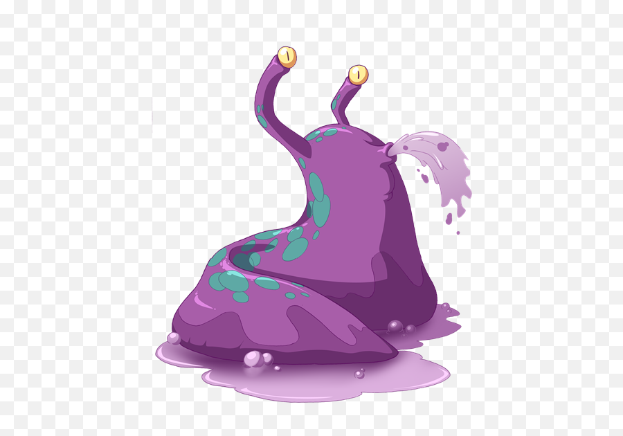 Download Purple Slug Png Image With No - Giant Slug Art,Slug Png