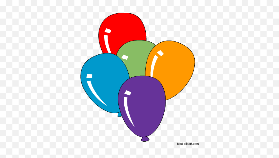 Free Balloon Clip Art Images Color And Black White - Clip Art Image Balloons Png,Blue Balloons Png