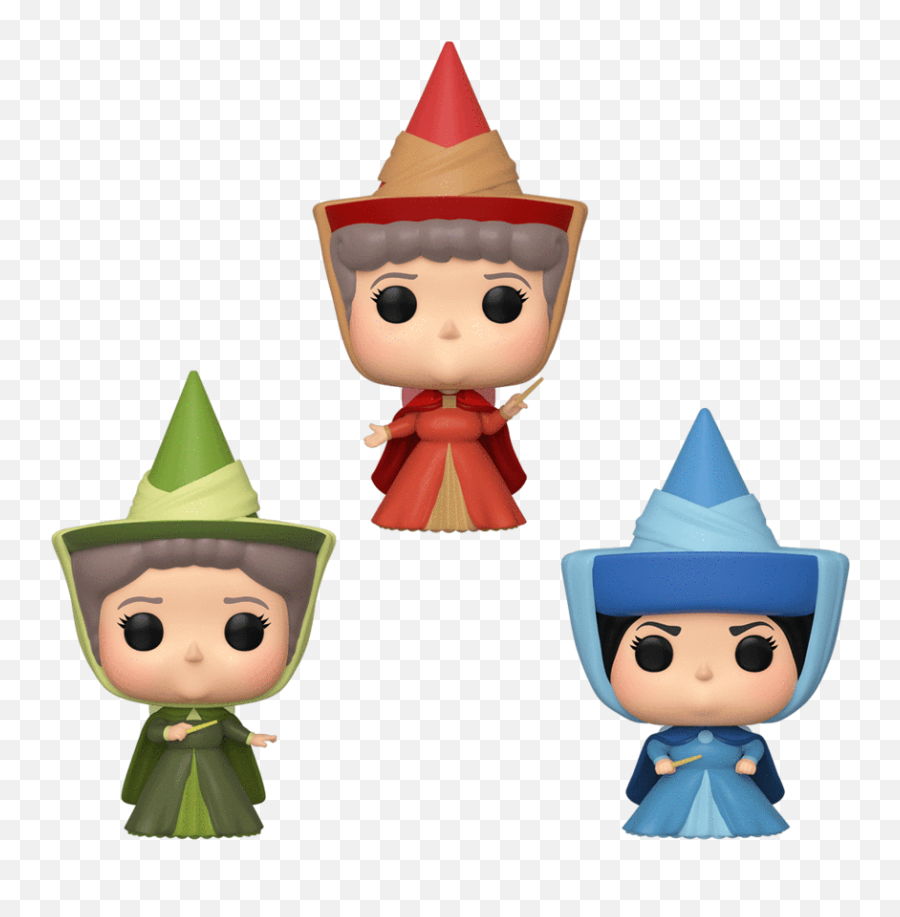 Sleeping Beauty - Fairies Pop 3pk Ec20 Rs Funko Pop Disney Sleeping Beauty Png,Sleeping Beauty Png