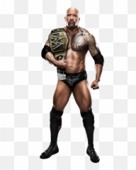 Rock Wwe Champion - Dwayne Johnson Full Body Png,Dwayne Johnson Png