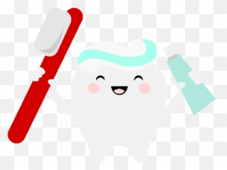 Teeth Clipart Kawaii - Tooth Png