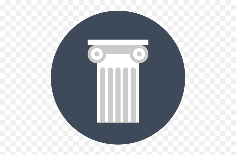 Column Architecture Free Icon Of Design And Development Icons - Circle Png,Architecture Icon Png