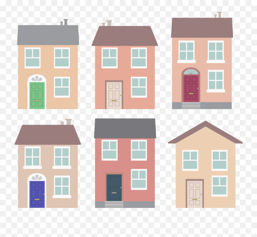 Pink Building Apartment Png Clipart