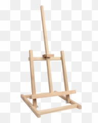 Easel Table Wood 54x28cm Blank - Wood Png,Easel Png