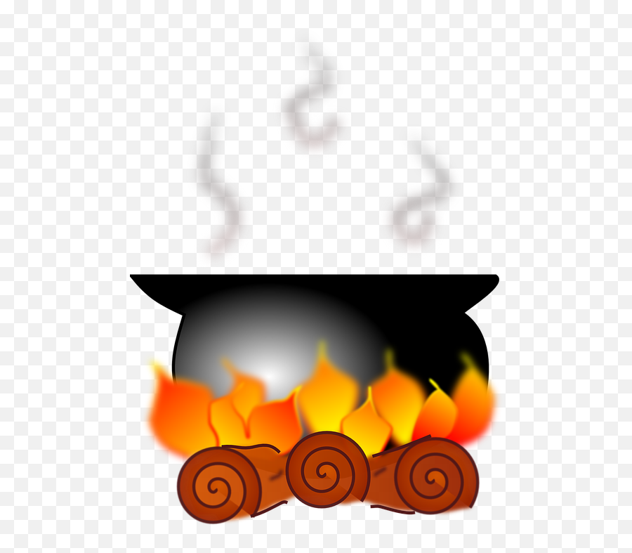 Fire Flame Pot - Free Vector Graphic On Pixabay Three Little Pigs Pot Png,Flame Vector Png