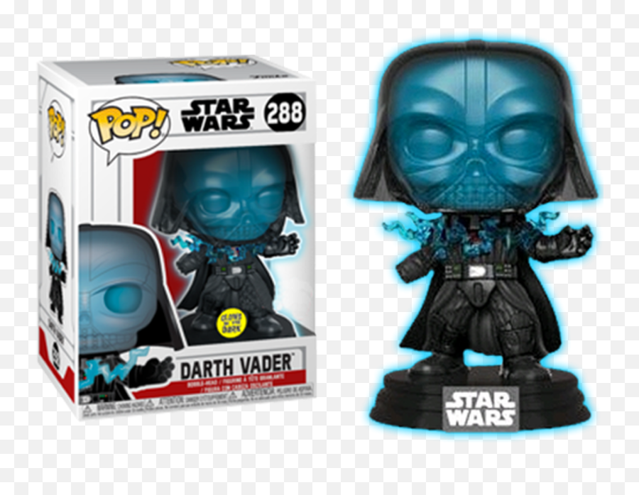 Download Darth Vader Electrocuted Glow In The Dark Pop Vinyl - Darth Vader Electrocuted Pop Png,Darth Vader Png