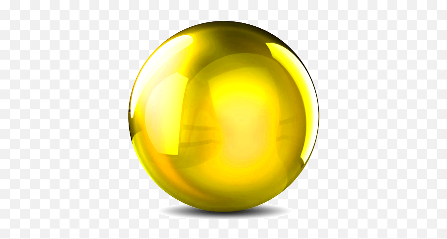 Yellow Crystal Ball Png - Yellow Crystal Ball Png,Crystal Ball Png