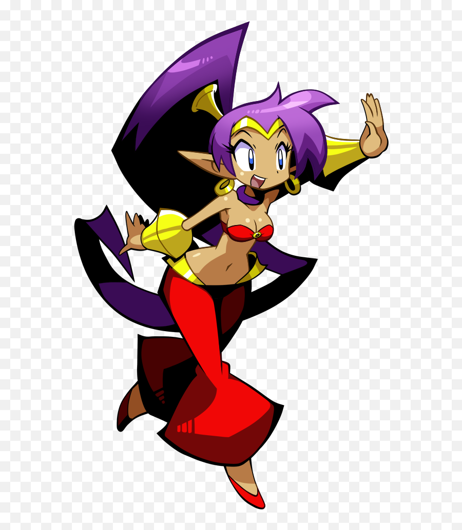 Half - Shantae Half Genie Hero Artwork Png,Shantae Png