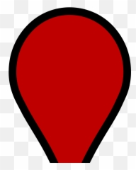 White Google Map Pin Svg Vector Clip - Language png