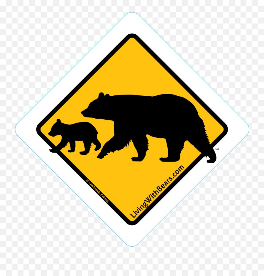 Black Bear Sign Artwork - Bear Sign Png,Black Bear Png
