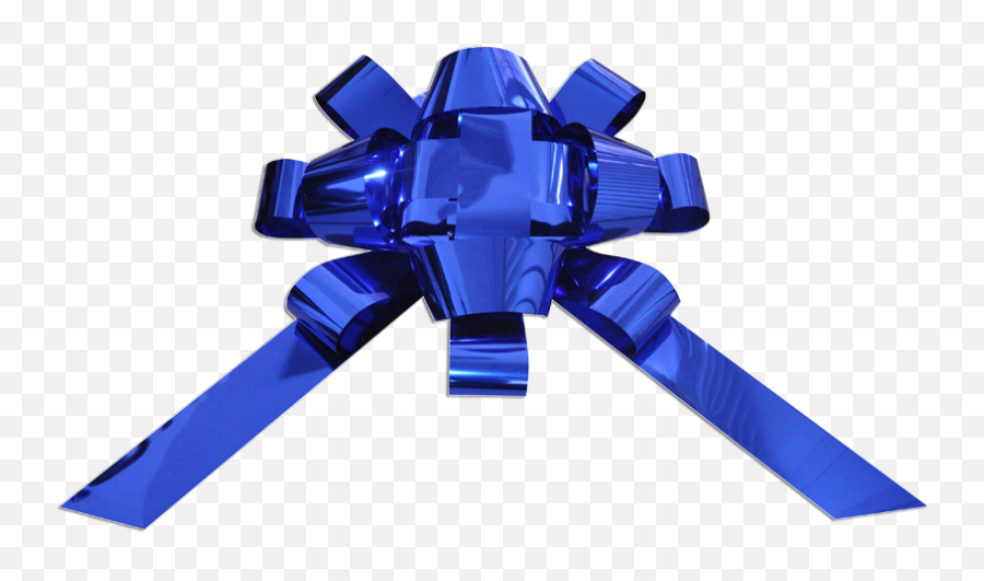 Metallic Blue Bow M003b - 000 Global Advertising Bow Png,Blue Bow Png