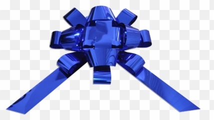 Metallic Blue Bow M003b - 000 Global Advertising Bow Png,Blue Bow Png