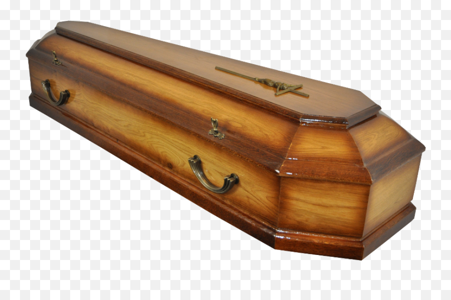 Download Spanish Shaded Oak Coffin - Plywood Full Size Png Solid,Coffin Png