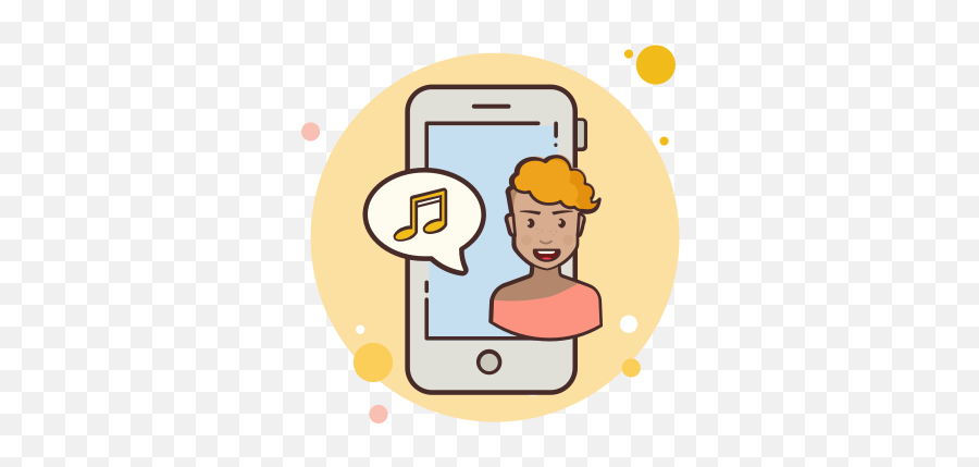Phone Music Icon - Free Download Png And Vector Phone Notification Icom,Phone Vector Png