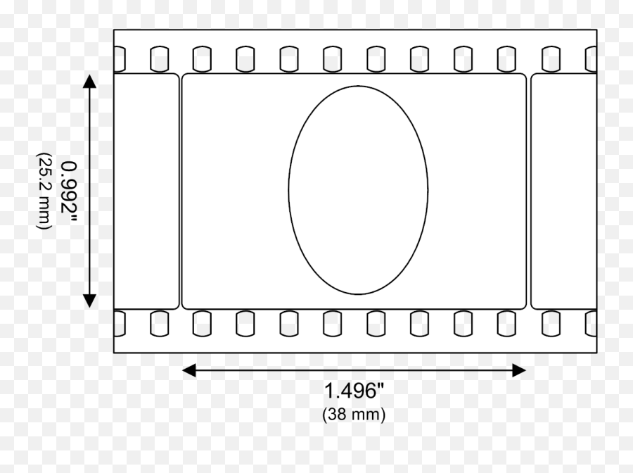 Technirama 8 Perf 35 Mm Film - Circle Png,Camera Film Png
