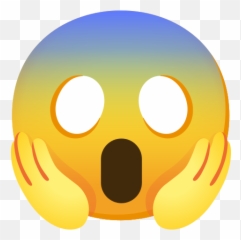 Scared Emoji Decal - Afraid Emoji Png,Scared Emoji Transparent - free ...