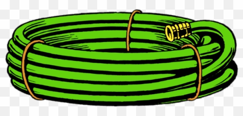 Green Garden Hose Clipart Transparent - Hose Clipart Png,Hose Png